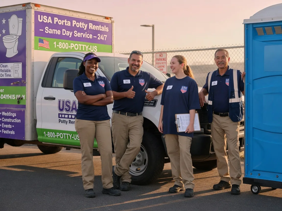Porta Potty Rental company in Fredericksburg, PA